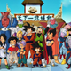 Los personajes durante al inicio del arco de Majin Buu en Dragon Ball Z.